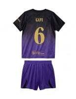 Barcelona Paez Gavi #6 Venkovní dres pro děti 2026-27 Krátký Rukáv (+ trenýrky)